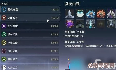 鸣潮炽霞声骸套装深度搭配策略与最优词条精选指南