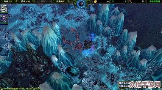 《魔兽争霸》中探索隐秘之地：揭秘唯一可雇佣蓝龙的神秘地图场景