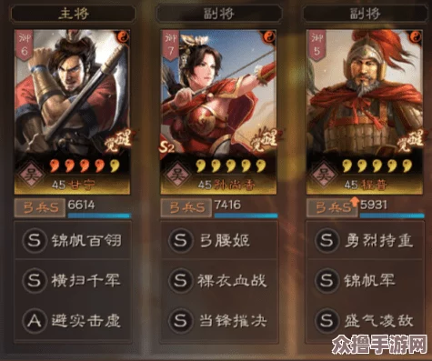 三国志战略版：结盟弓战法适配角色全解析与策略推荐